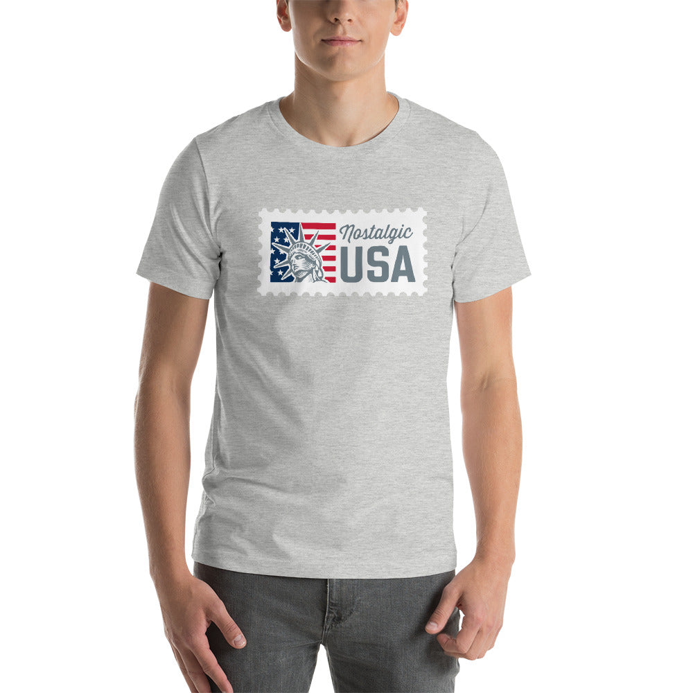 Nostalgic USA Stamp T-Shirt